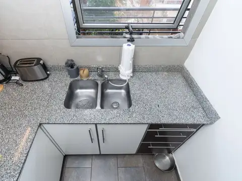 Venta dpto 2 ambientes en Almagro - Balcon terraza