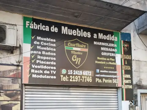 Local - Venta - Argentina, Tres de Febrero - PERON JUAN D PRESIDENTE - (3F) 5627