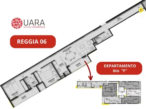 Departamento en el emprendimiento REGGIA 06