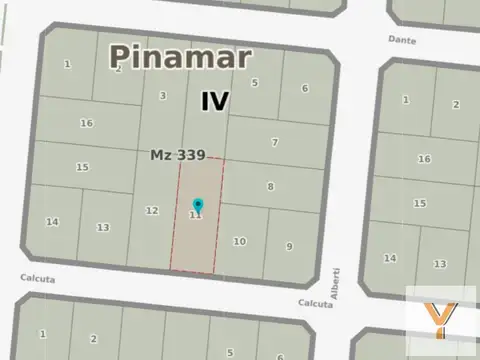 Terreno en Venta de 584,0 m2