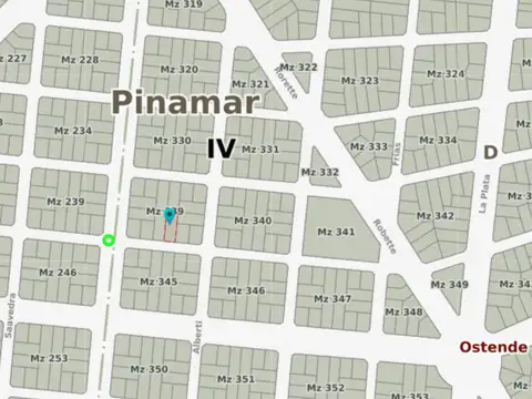 Terreno en Venta en Ostende, USD 60.000