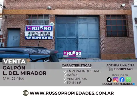 Venta Galpon en Lomas del Mirador