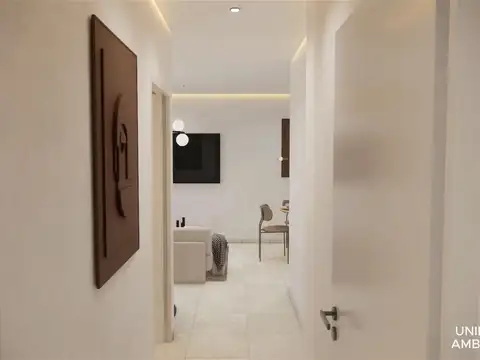 Departamento 2 ambientes con 1 baño