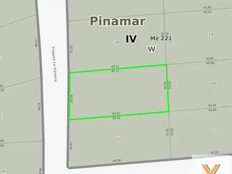 Terreno en Venta en Pinamar, USD 99.000