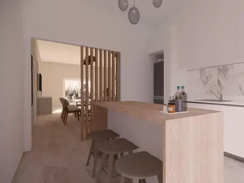 Casa 4 ambientes con 2 baños