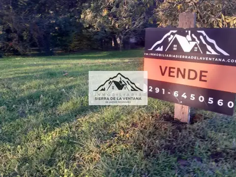 Terreno en Venta en Sierra de la Ventana, USD 85.000