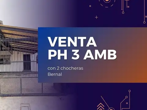 PH 3 AMB CON DOS COCHERAS APTO CREDITO BERNAL O