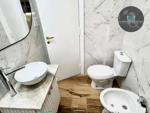 2 amb. a nuevo al frente c/balcón y detalles de diseño