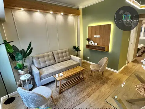 2 amb. a nuevo al frente c/balcón y detalles de diseño