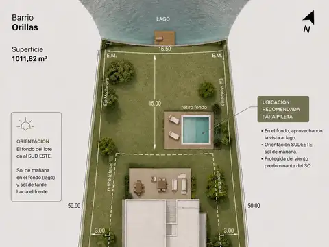 Terreno en Puertos del Lago
