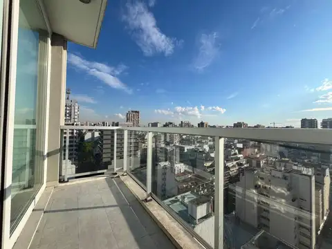 Departamento dos ambientes en alquiler  - VISTA BELGRANO - Cochera, GYM, Pileta y parilla