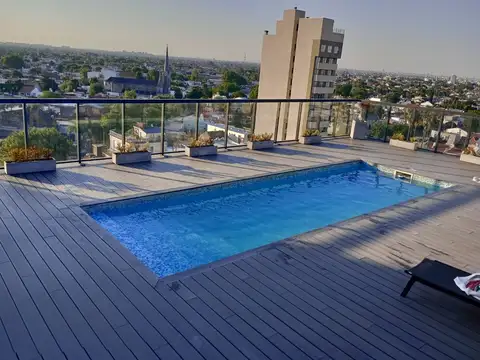 Departamento monoambiente con cochera