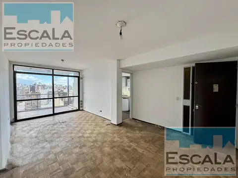 Departamento de dos dorm con balcon en alquiler