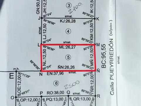 Terreno en Venta de 328,0 m2