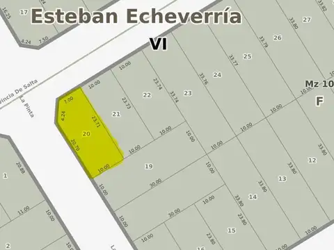 VENTA LOTE COMERCIAL 9 DE ABRIL ESTEBAN ECHEVERRIA