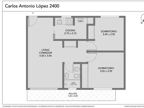 Departamento en Venta de 2 dormitorios