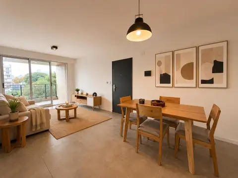 Departamento 2 Dormitorios en Venta con amplio balcon. Av Francia 1171 Op. Cochera
