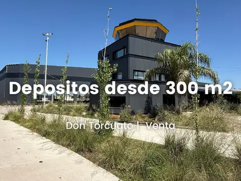 Depósito en venta desde 300 m2 en Don Torcuato full Amenities