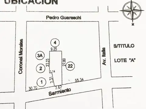 Terreno Sarmiento 434 - con Proyecto Pre Aprobado para LOCAL