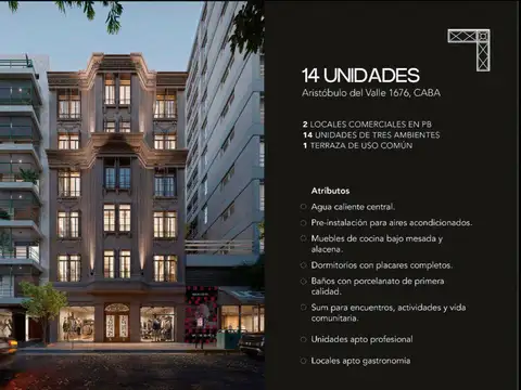 Departamento en Venta de 3 ambientes