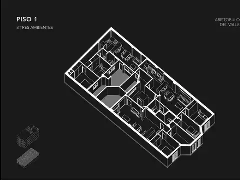 Departamento en Venta en Barracas, USD 141.500