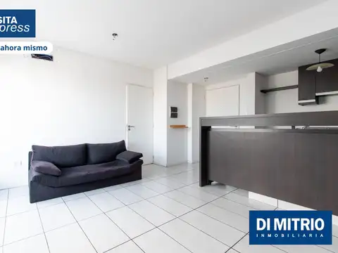 Departamento 2 ambientes con 1 baño