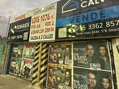 Lote En Venta Salida a 2 Calles