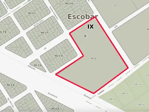 Terreno en Venta 193  mts Frente