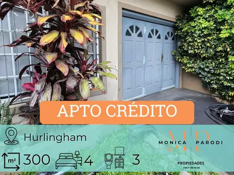 Dúplex 5 ambientes  con  parque en Villa Tesei - Hurlingham