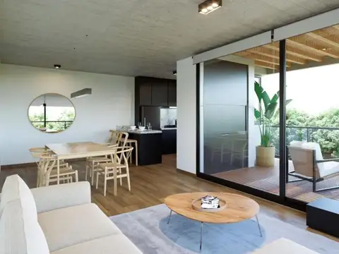 Departamento 3 ambientes con 2 baños