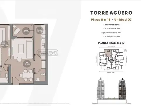 Departamento Semipiso  en Venta en Abasto, Capital Federal, Buenos Aires