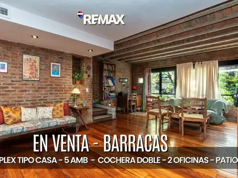 VENTA PH TRIPLEX 5 AMB GARAJE PATIO BARRACAS 290m2