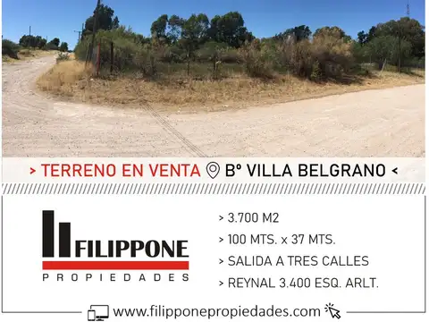 Excelente Posibilidad De Inversión LOTE 3700m2