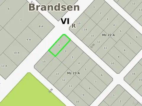 Terreno en Venta de 995,0 m2