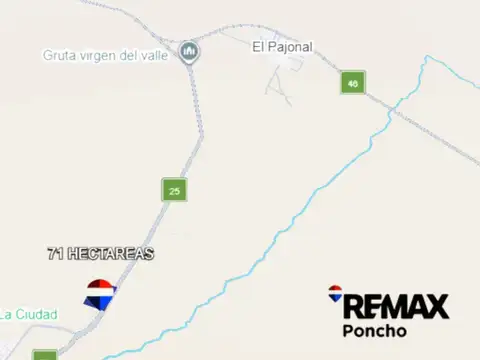 VENTA CAMPO INGRESO A VILLA POMAN RUTA 25