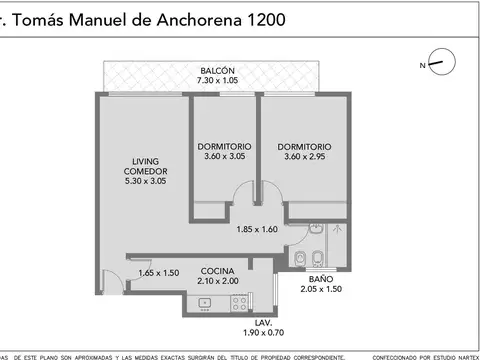 Departamento en Venta de 2 dormitorios