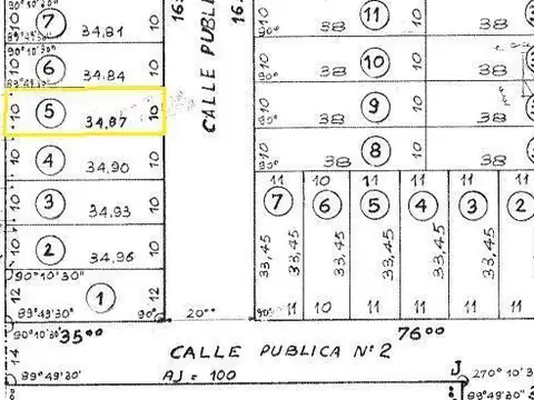 Terreno en Venta de 348,0 m2