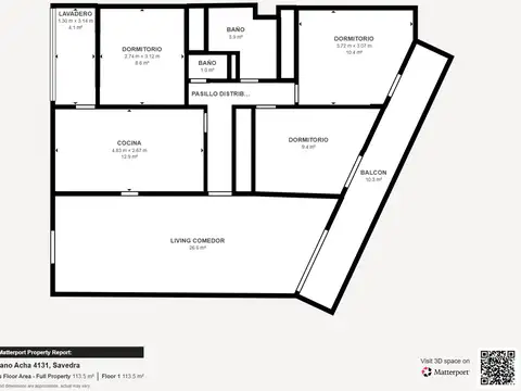 Departamento en Venta en Saavedra, USD 194.500