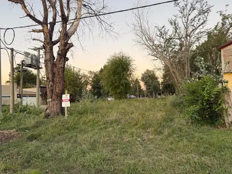 Lote en Esquina frente a plaza  de 500 m²