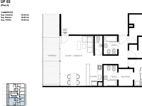 Departamento en el emprendimiento Be Home Bajo Belgrano