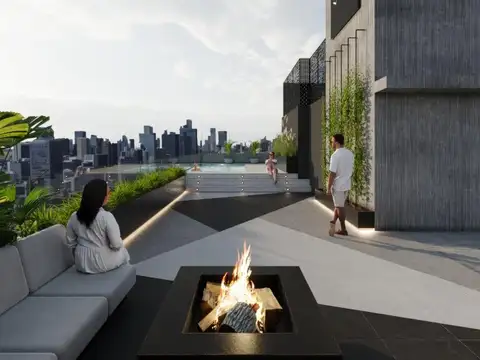 Oficina 6 ambientes con 1 baño