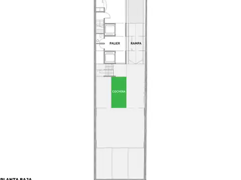 Cochera en Venta de 4,50  mts largo x 2,30  mts ancho