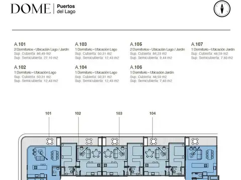 Departamento en Venta de 1 dormitorio