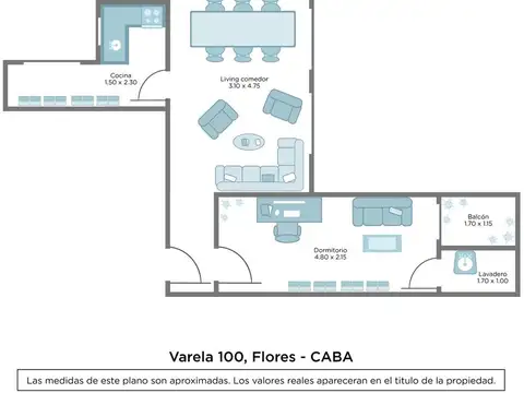 Departamento en Venta de 4 ambientes