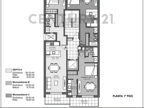 Departamento en Venta en Luis Agote, USD 110.000