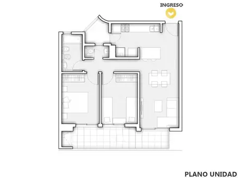 Venta - Departamento 2 dormitorios con balcón corrido - A estrenar - Fisherton, Rosario.