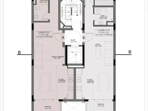 Departamento en Venta de 2 ambientes