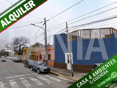 CASA 4 AMBIENTES :: CON COCHERA :: TERRAZA :: EXCELENTE