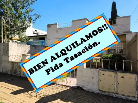   ALQUILADO   DPTO. AL FTE, CON 2 DORM. Y PATIO, SIN EXP