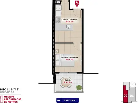 Departamento en Venta al Sur